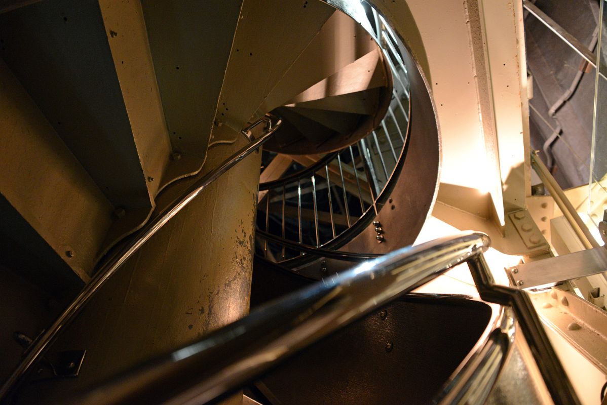 05-08 Narrow Double Helix Spiral Staircase To The Crown Inside The Statue Of Liberty